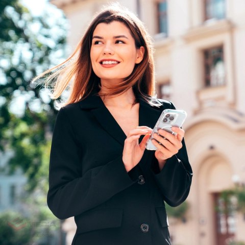 Etui SBS Extreme Mag D3O MagSafe do iPhone 16 Pro - przezroczyste