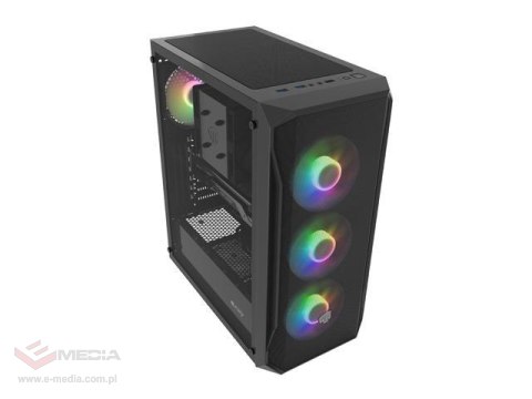 Obudowa Fury SHOBO SH4F RGB ATX Midi Tower z oknem czarna