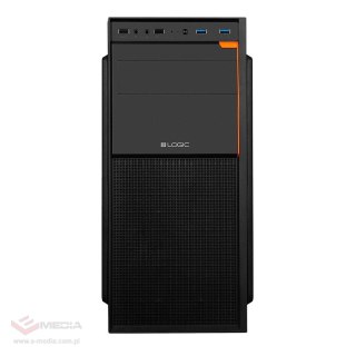 Obudowa LOGIC J23 ATX/mATX Midi 2 x USB 3.0 Black bez zasilacza