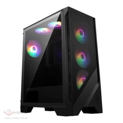 Obudowa MSI MAG FORGE 120A AIRFLOW ATX Midi z oknem, bez zasilacza