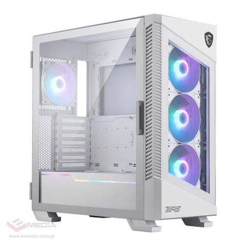 Obudowa MSI MPG VELOX 100R WHITE ATX Midi z oknem, bez zasilacza