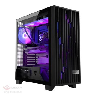 Obudowa Modecom Volcano Perun APEX ARGB MIDI, Czarna