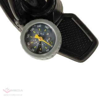 Pompka rowerowa RALLEX podłogowa nożna z manometrem 11bar