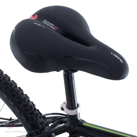 Siodełko rowerowe RALLEX sportowe wygodne pianka elastyczna lampka LED