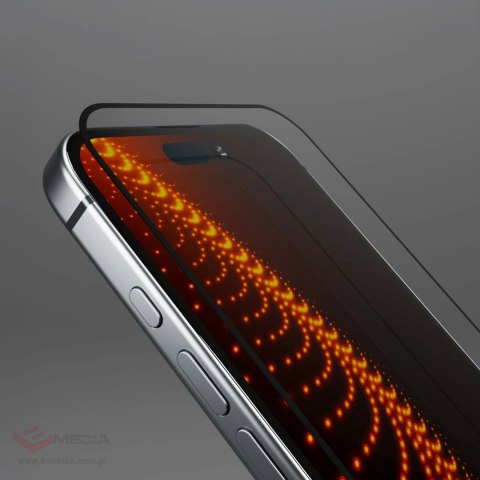 Szkło hartowane SBS Tempered Glass D3O z ramką do iPhone 16 Plus / iPhone 15 Plus