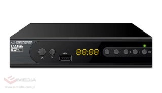 Tuner cyfrowy Esperanza EV106R DVB-T/T2 H.265/HEVC