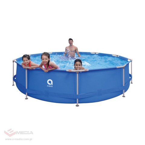 Basen stelażowy AVENLI okrągły 366x76 zestaw