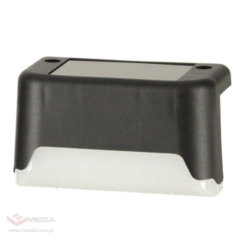 Lampa solarna schodowa ogrodowa zewnętrzna LED na schody czujnik zmierzchu 8 sztuk