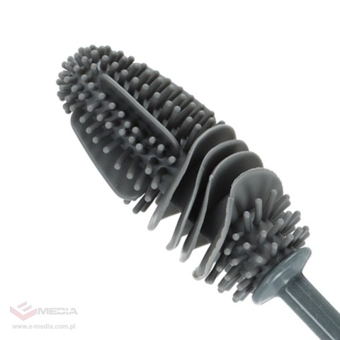 Szczotka do mycia butelek myjka silikonowa szara