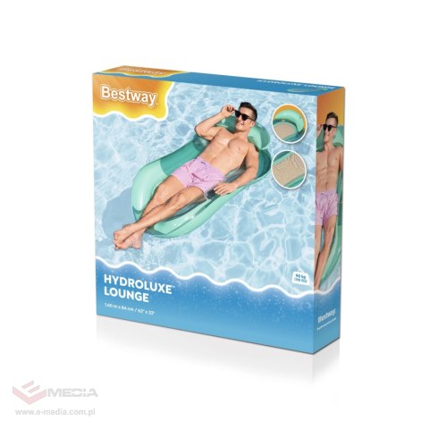 Dmuchany Materac do pływania Niebieski BESTWAY 160x84cm + Siateczkowe Dno