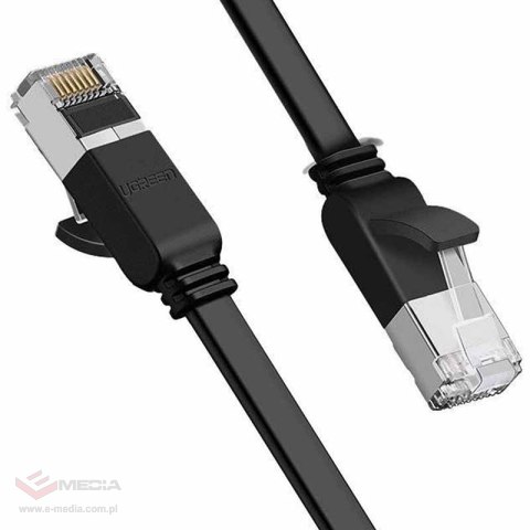 Kabel UGREEN RJ45 Cat.6 1m UTP metalowe wtyczki (czarny)