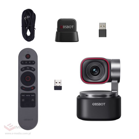 Kamera internetowa OBSBOT Tiny 3 Lite z pilotem i mikrofonem