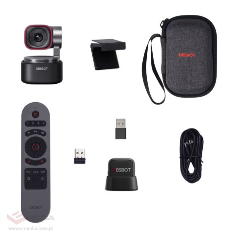 Kamera internetowa OBSBOT Tiny 3 z pilotem i mikrofonem