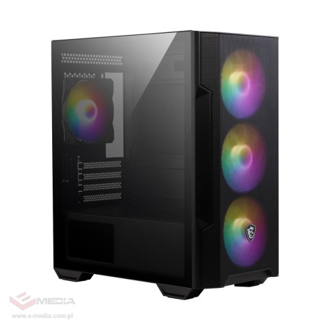 Obudowa MSI MAG FORGE M100R mATX z oknem, bez zasilacza