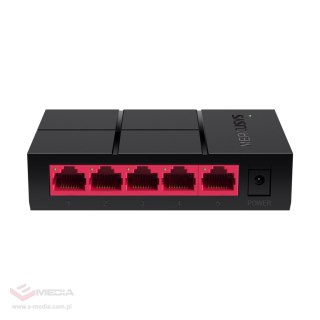 Switch Mercusys MS105G, 5 portów 10/100/1000 Mbps Gigabit