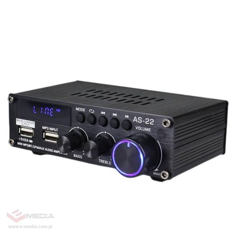 Wzmacniacz audio BLITZWOLF AS-22 45W (czarny)