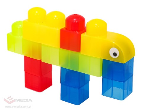Zestaw Miękkich Żelowych Klocków 37el.