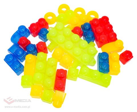 Zestaw Miękkich Żelowych Klocków 37el.