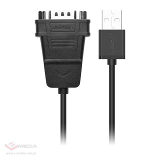 Kabel USB do DB9 / RS-232 Ugreen CR104 1.5m (czarny)
