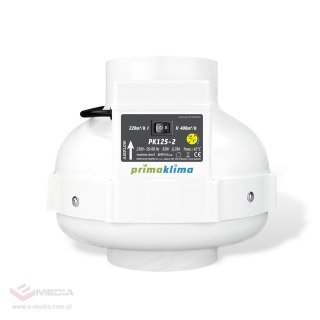 PRIMA KLIMA WENTYLATOR 2 SPEED 220/400M3/H FI125MM