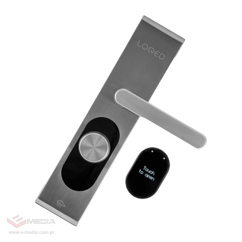 Zamek do drzwi LOQED Touch Smart Lock Wi-Fi, BT (srebrny)
