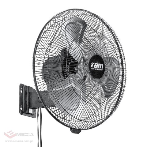 RAM WENTYLATOR ŚCIENNY 45CM 3 SPEED HEAVY DUTY