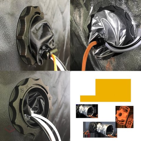 SECRET JARDIN OTWÓR NA KABEL FI70MM PODWÓJNY CF7D
