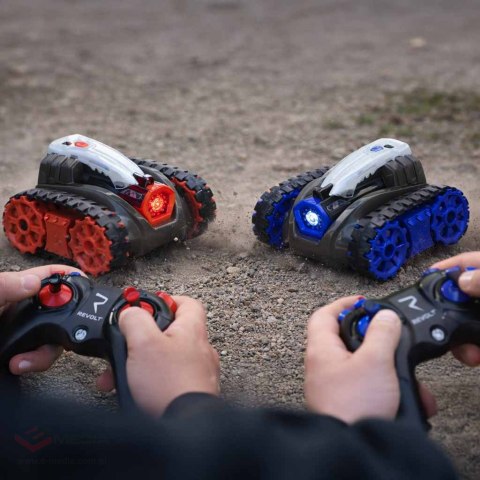 Autka na gąsiennicach na pilota RC REVOLT TG1004T Battle Tanks Pojedynek Laserowy 2.4GHz LED Efekty Dźwiękowe Off-Road