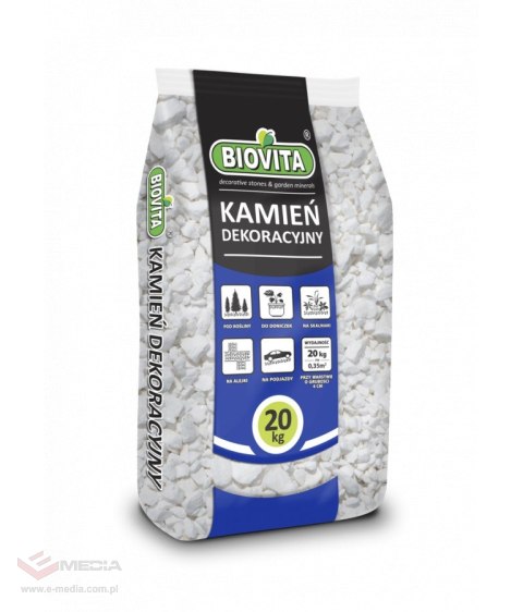 BIOVITA GRYS EXTRA WHITE THASSOS 16-30MM 20KG