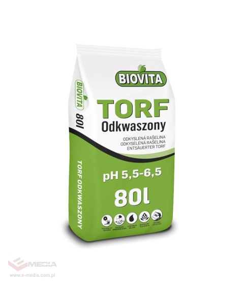 BIOVITA TORF ODKWASZONY 80L