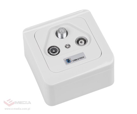 Gniazdo abonenckie RTV-SAT Cabletech końcowe