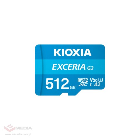 Karta pamięci microSD 512 GB UHS-I U1 Kioxia z adapterem