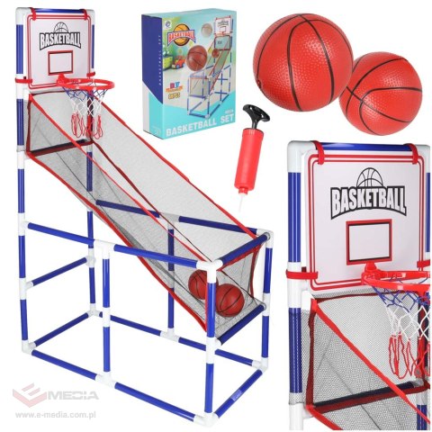 Koszykówka gra zręcznościowa sportowa przenośna basketball 2 piłki pompka