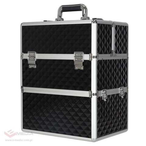 Kuferek na kosmetyki walizka organizer kosmetyczny XXL 3D