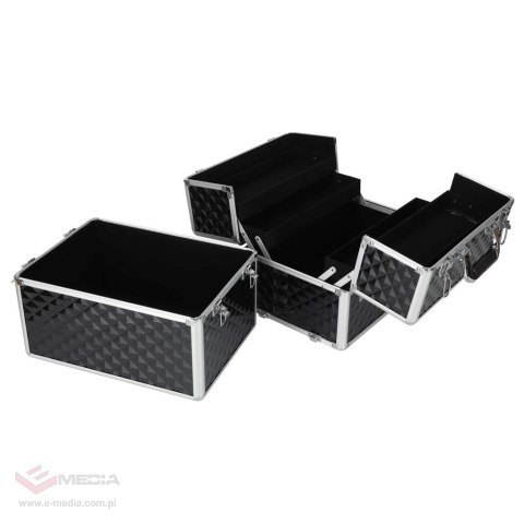 Kuferek na kosmetyki walizka organizer kosmetyczny XXL 3D