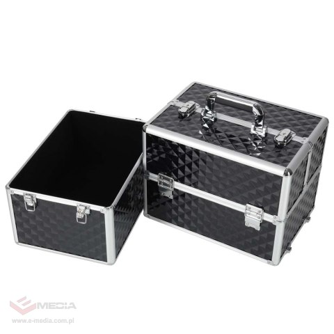 Kuferek na kosmetyki walizka organizer kosmetyczny XXL 3D