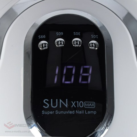 Lampa do paznokci Sun X10 UV 45 LED 280W manicure hybrydy żele