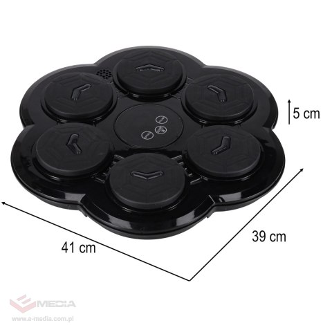Tarcza bokserska treningowa na ścianę trenażer muzyka LED USB rękawice