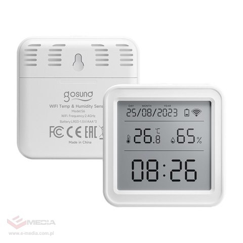 Czujnik temperatury i wilgotności GOSUND ST17 ZigBee LCD
