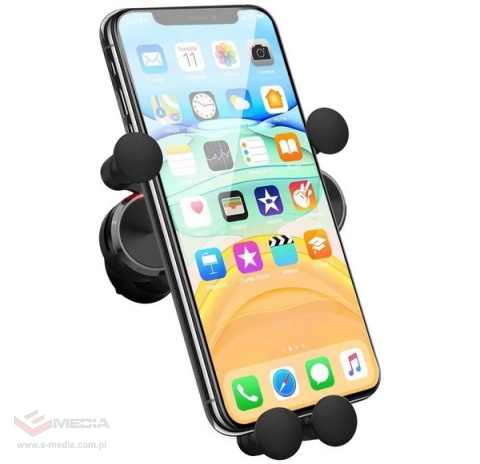 Wozinsky uchwyt na telefon do samochodu grawitacyjny na kratkę wentylacyjną czarny (WCH-05)