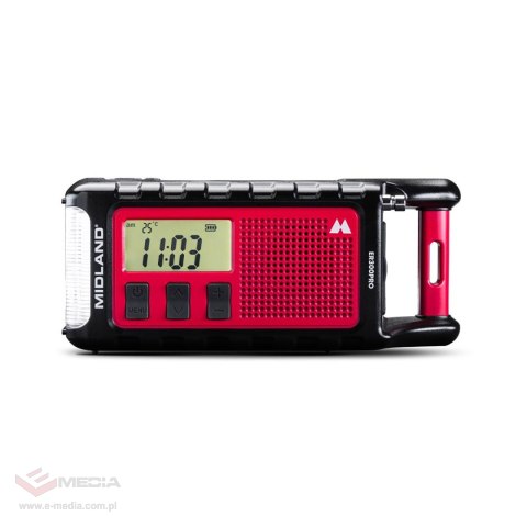 Radio alarmowe Midland ER300 PRO z akumulatorem 10000 mAh