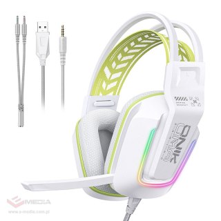 Słuchawki gamingowe ONIKUMA X13 (białe)