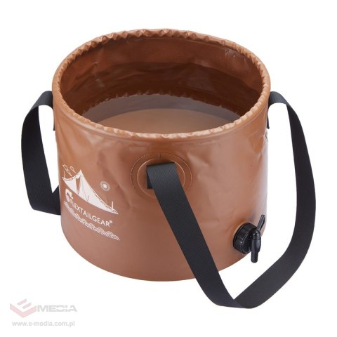 Wiadro składane Flextail Flex Bucket 20L (brązowe)