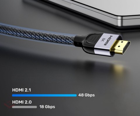 KABEL HDMI C11093RGY01-2M 2 m, 8K @ 60 Hz UNITEK