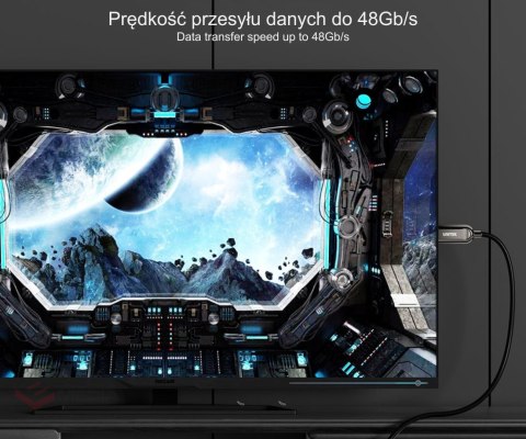 KABEL OPTYCZNY HDMI C11085GY01-10M 10 m 8K @ 60 Hz UNITEK