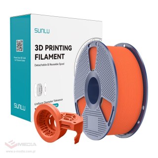 Filament SUNLU PETG High-Speed Matte 1.75mm 1kg (pomarańczowy)