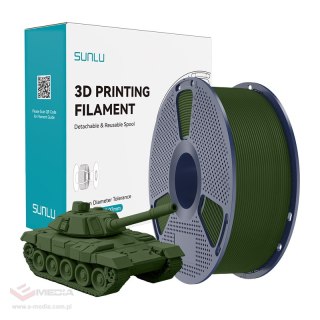 Filament SUNLU PLA+ High-Speed 1.75mm 1kg (oliwkowy)