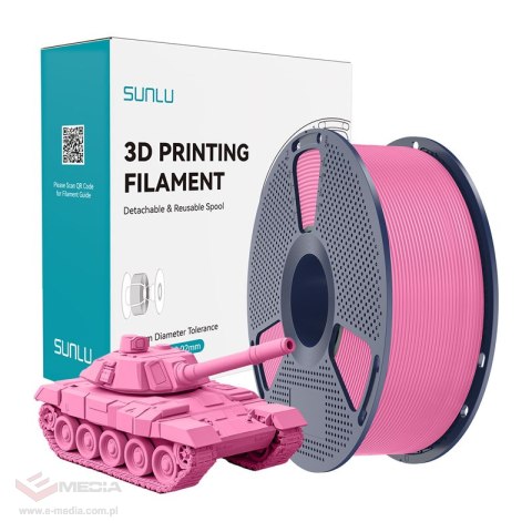 Filament SUNLU PLA+ High-Speed 1.75mm 1kg (różowy)