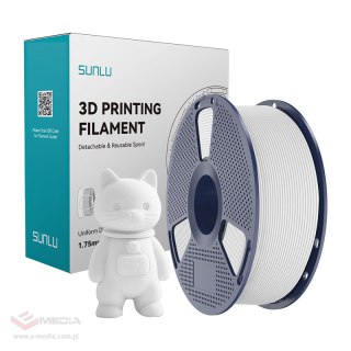 Filament Sunlu PLA Matte (biały)