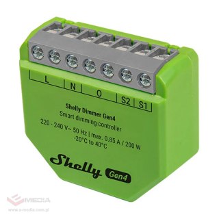 Inteligentny ściemniacz Shelly Dimmer Gen4 Zigbee/Matter